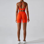 Load image into Gallery viewer, Seamless Contour 2 Piece Sculpted Yoga Wear Breathable