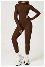 Load image into Gallery viewer, Premium Seamless Sculpted One Piece Yoga Tracksuit