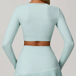 Load image into Gallery viewer, Sculpted Performance Long Sleeve Yoga Top Breathable