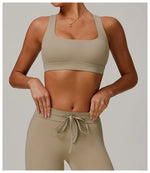 Load image into Gallery viewer, Cross Back Contour Seamless Performance Wear Bra Luxe