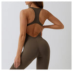 Load image into Gallery viewer, Seamless Contour Sculpt One Piece Yoga Bodysuit Set