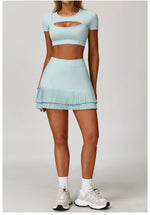 Load image into Gallery viewer, Premium Performance Knit Yoga Set With Contoured Leggings