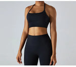 Load image into Gallery viewer, Cross Back Strappy Seamless Bralette Soft Nylon Spandex