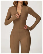 Load image into Gallery viewer, Premium Seamless Sculpted One Piece Yoga Tracksuit