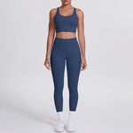 Load image into Gallery viewer, Ultra Luxe Contour Yoga Wear 2 Piece Leggings Nylon
