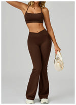 Load image into Gallery viewer, Luxuriously High Waist Bell Bottom Contour Leggings