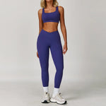 Load image into Gallery viewer, Premium Performance Knit Yoga Set With Contoured Leggings