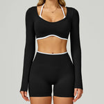 Load image into Gallery viewer, Seamless Contour Two Piece Yoga Set Luxe Performance Wear