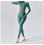 Load image into Gallery viewer, Three Piece Contoured Yoga Set Athleisure Signature