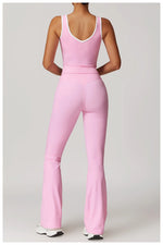 Load image into Gallery viewer, Seamless Contour Backless Sport Bra Top Nylon Spandex