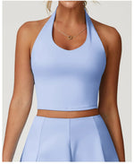Load image into Gallery viewer, Halter Seamless Yoga Bra Vest with High Performance Fabric
