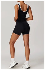 Load image into Gallery viewer, Breathable Two Piece Performance Yoga Set Contour Leggings