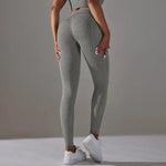 Load image into Gallery viewer, Ribbed Scrunch Contour Seamless High Waist Leggings
