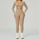 Load image into Gallery viewer, Seamless Contour 2-Piece Contemporary Yoga Set Breathable