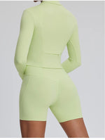 Load image into Gallery viewer, Contour Stretch Athleisure Bell Bottoms Set Nylon Spandex