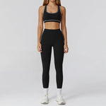 Load image into Gallery viewer, Contour Performance High Waist Athleisure Set Seamless
