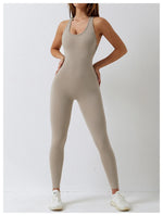 Load image into Gallery viewer, Seamless Contour Sculpt One Piece Yoga Bodysuit Set