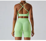 Load image into Gallery viewer, Seamless Contour 2 Piece Sculpted Yoga Wear Breathable