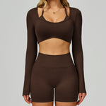 Load image into Gallery viewer, Seamless Contour 2-Piece Contemporary Yoga Set Breathable