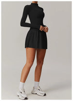 Load image into Gallery viewer, Luxurious Contour Performance Yoga Wear Skirt Nylon