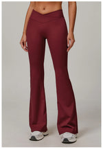 Load image into Gallery viewer, Contoured High Waist Seamless Bell Bottom Leggings