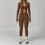 Load image into Gallery viewer, Two Piece Contour Seamless Performance Yoga Ensemble