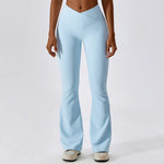 Load image into Gallery viewer, Contour High Waist Flare Leggings With Performance Wear