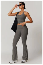 Load image into Gallery viewer, Racer Back Breathable Contour Light Weight Sports Bra Nylon