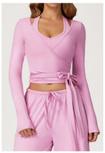 Load image into Gallery viewer, Premium Extended Sleeve Contour Yoga Top Performance