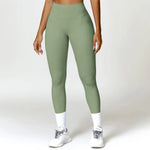 Load image into Gallery viewer, Luxurious High-Waist Contour Seamless Leggings Scrunch