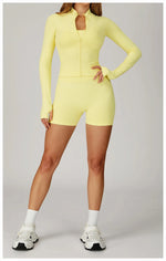 Load image into Gallery viewer, Seamless Contour Two Piece Yoga Set for Performance