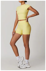 Load image into Gallery viewer, 2 Piece Premium Contoured Leggings Set For Performance