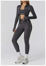 Load image into Gallery viewer, Contour Performance High Waist Athleisure Set Seamless
