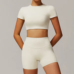 Load image into Gallery viewer, Seamless Contour Two Piece Yoga Set Luxe Performance Wear