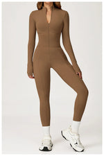 Load image into Gallery viewer, Premium Seamless Sculpted One Piece Yoga Tracksuit