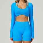 Load image into Gallery viewer, Seamless Contour 2-Piece Contemporary Yoga Set Breathable