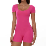Load image into Gallery viewer, Backless Contour Jumpsuit Breathable Performance Nylon