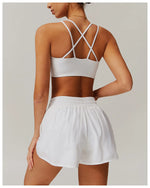 Load image into Gallery viewer, Premium Contoured Seamless Cross Back Performance Bra Pad