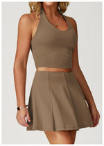 Load image into Gallery viewer, Halter Seamless Yoga Bra Vest with High Performance Fabric