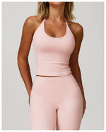 Load image into Gallery viewer, Racer Back Breathable Contour Light Weight Sports Bra Nylon