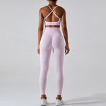 Load image into Gallery viewer, Seamless Performance Wear Set With High Waist Leggings