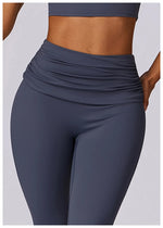 Load image into Gallery viewer, High Waist Flare Leggings for Studio Sophistication