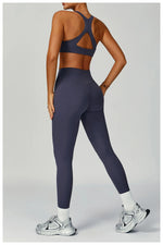 Load image into Gallery viewer, Seamless Performance Contour Yoga Set With Waist Band