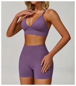 Load image into Gallery viewer, Breathable Shockproof Sports Bra With Adjustable Straps