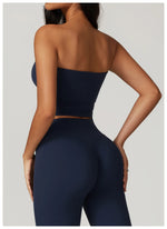Load image into Gallery viewer, Sculpted Strapless Yoga Vest Contoured Support Brassiere