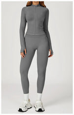 Load image into Gallery viewer, Seamless Contour Two Piece Yoga Set for Performance