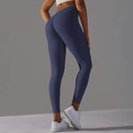 Load image into Gallery viewer, Seamless Contour High Waist Yoga Leggings Performance