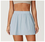 Load image into Gallery viewer, High Waist Contoured Breathable Yoga Short Skirt