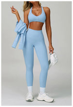 Load image into Gallery viewer, Lux Contoured Seamless Yoga Set