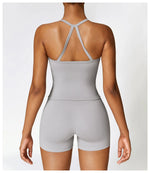 Load image into Gallery viewer, Seamless Sculpted Yoga Core Set Leggings Ribbed Contour